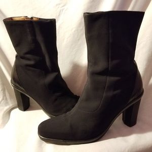 Donald J Pliner ankle boots "Dark" 8 M black heels